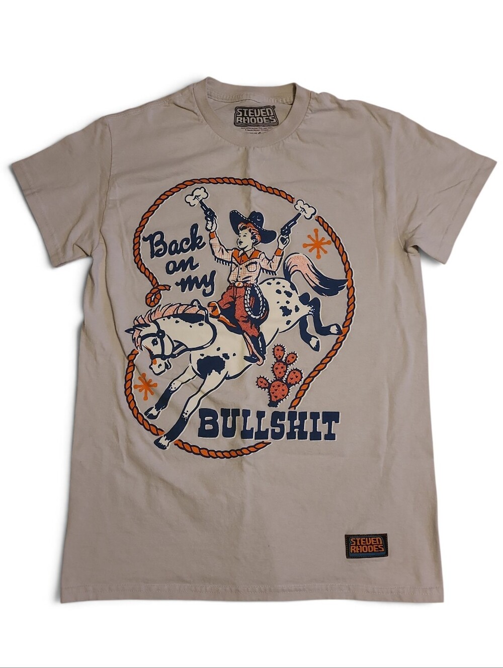 Women's Steven Rhodes Cowgirl Tee Shirt Small